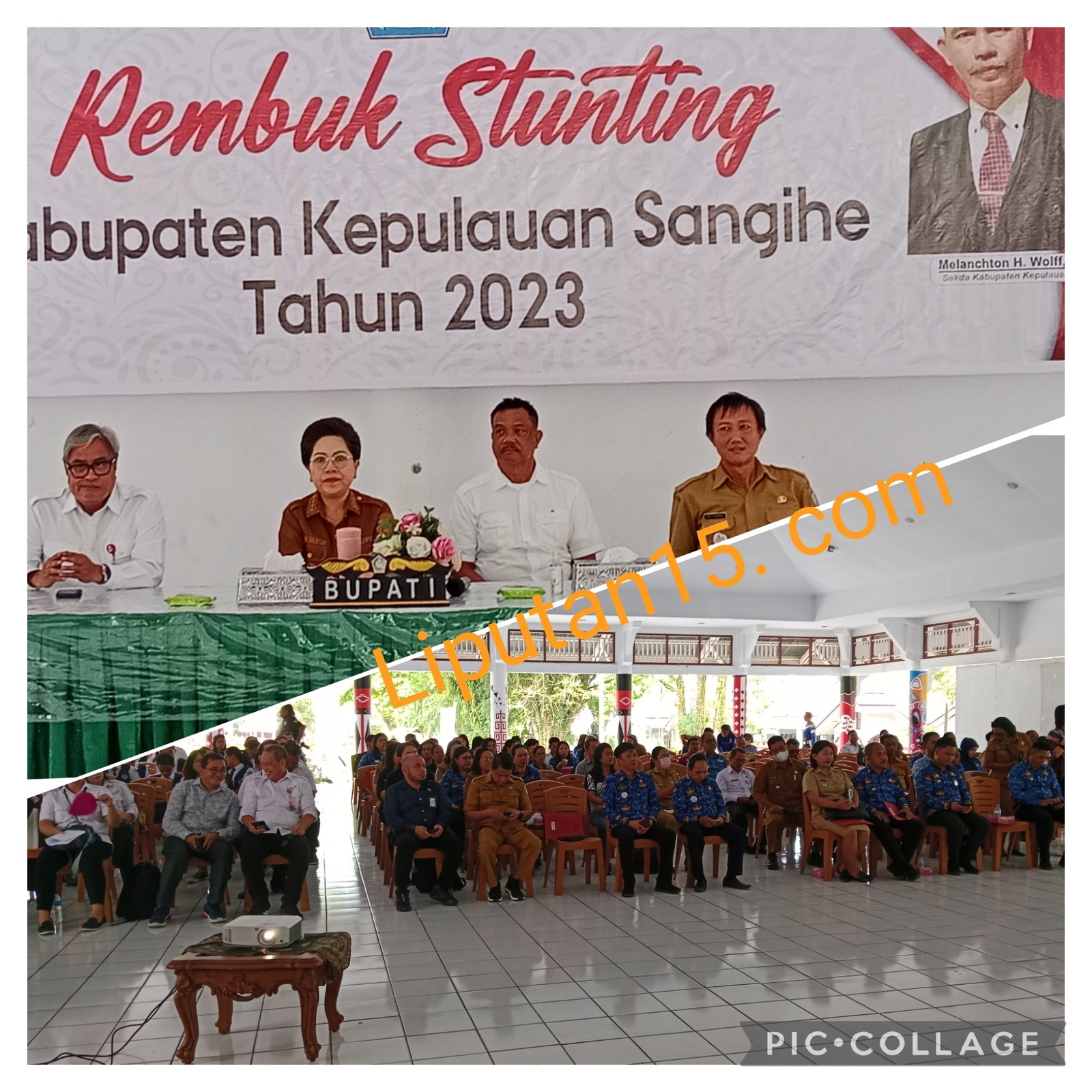 Tamuntuan Membuka Acara Rembuk Stunting Kabupaten Sangihe Tahun 2023