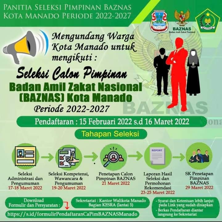 Pendaftaran Calon Pimpinan BAZNAS Dibuka, Ini Persyaratannya - Www ...